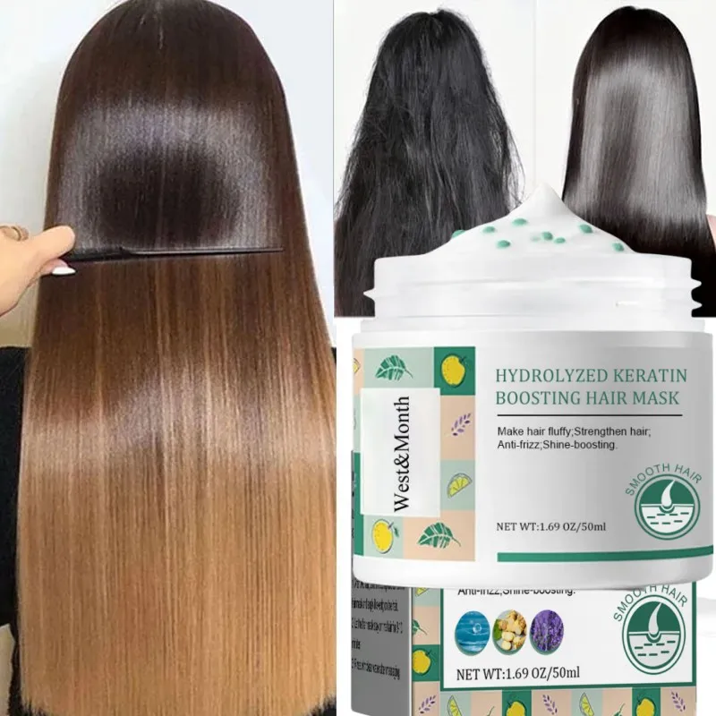 Magical 8 Seconds Hair Mask Professional Keratin Treatment Cream Smooth Straighten Soft Repair Damaged Frizz Hair Care Product