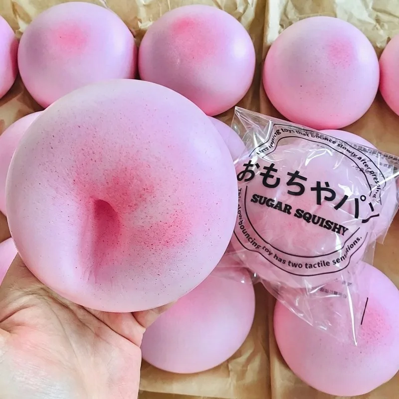 Squishy Erdbeermilchwürfel, langsam steigend, superweich, Stressabbau, sensorisches Zappelspielzeug, Geschenke für Kinder und Erwachsene – Detail 6