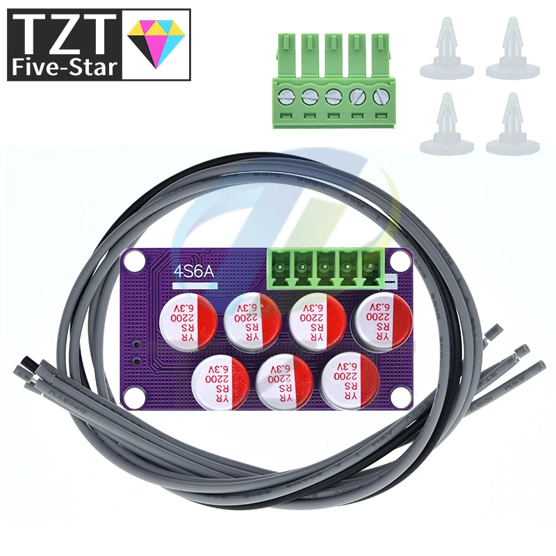 TZT 4S 6A High Current Lithium Battery Active Equalization Board Lifepo4 Battery Energy Transfer Equalization Capacitor