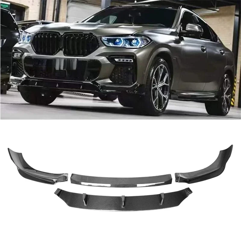 

G06 2019 2020 2021 2022 Carbon Front Bumper Lip Chin Spoiler Front Splitter 2019