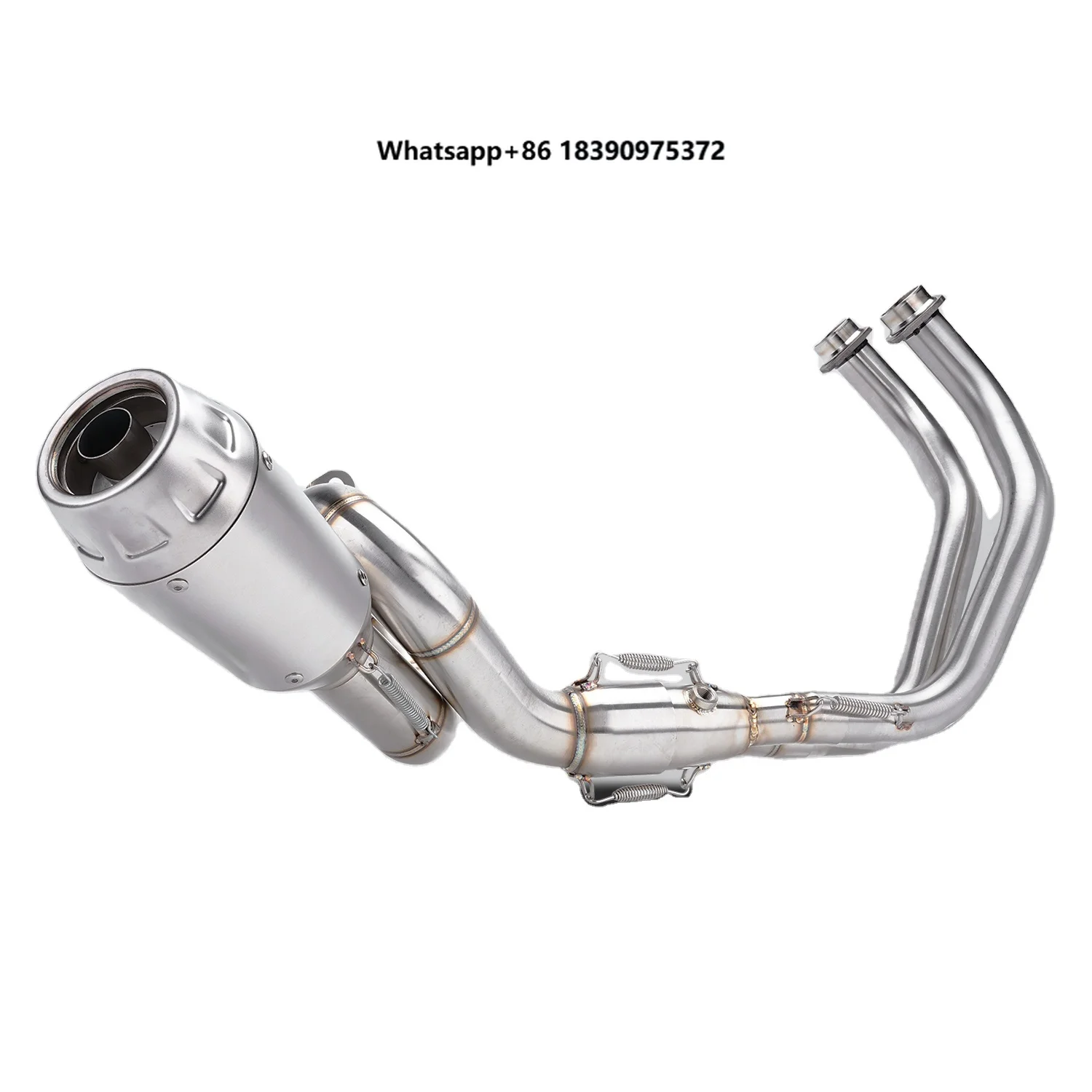New Stainless Steel MT07 Motorcycle Exhaust System Modification Full Section with ARROW Escape for
