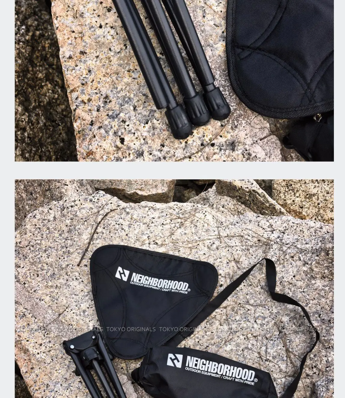 NEIGHBORHOOD Outdoor-Campinghocker, Kompakt, Tragbar, Faltbar, 360° ° Drehbarer Mazza-Stuhl für Reisen und Freizeit – Detail 8
