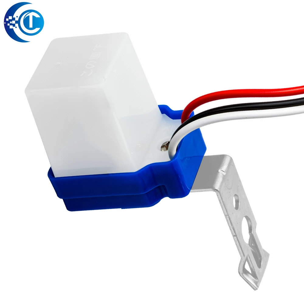 AS-10 Automatic Auto On Off Photocell Street Light Switch DC AC 220V 50-60Hz 10A Photo Control Photoswitch Sensor Switch