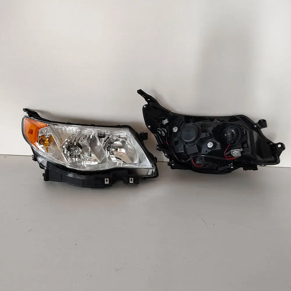 A Pair Car Headlights for Subaru Forester 2009-2012 Head Lamp Corner Lights