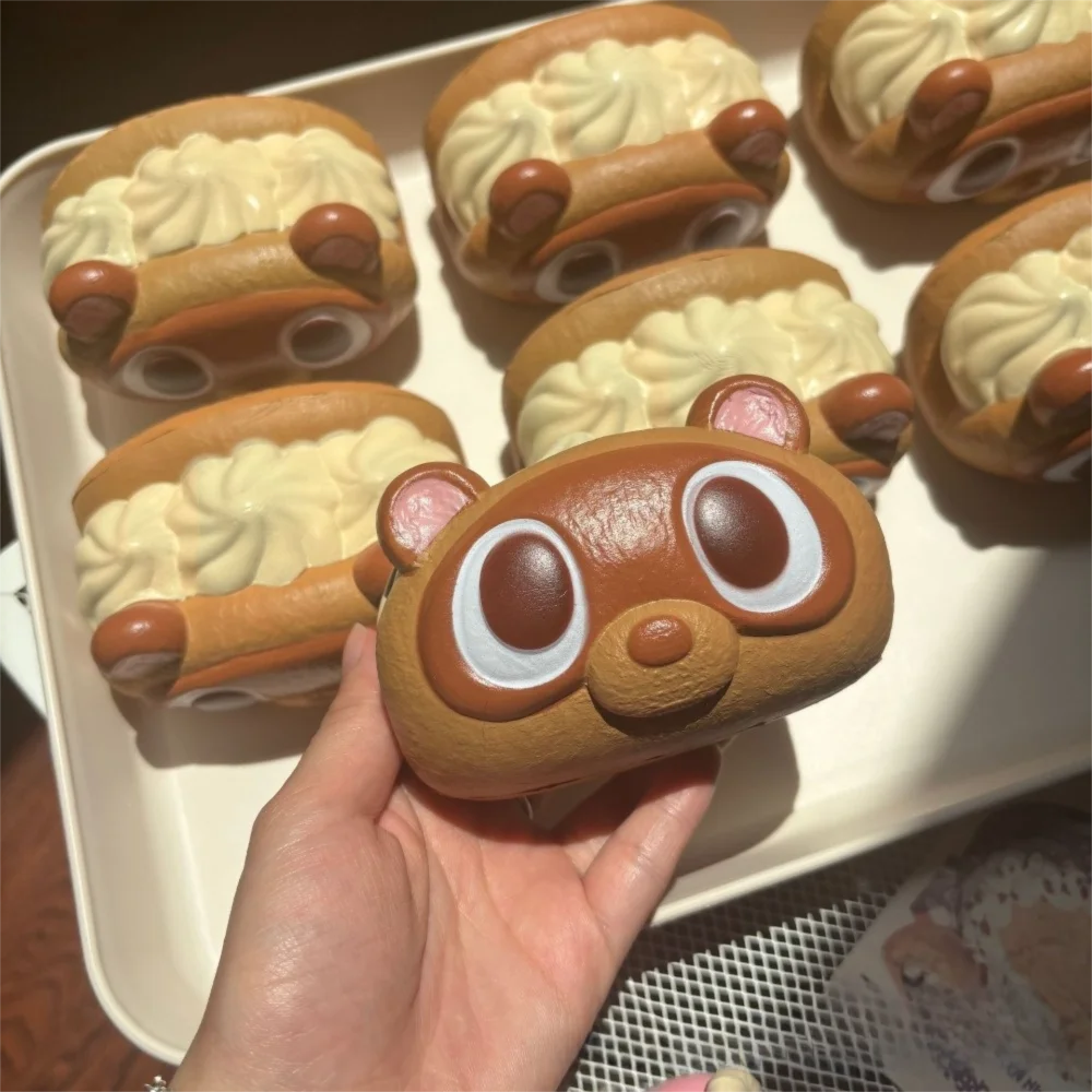 Mainan Roti Lentur Baru yang Lambat Mengembang, Pereda Stres, Portabel, Hadiah Relaksasi Tangan, Lembut, Ringan, Simulasi Kue, Hadiah Mainan