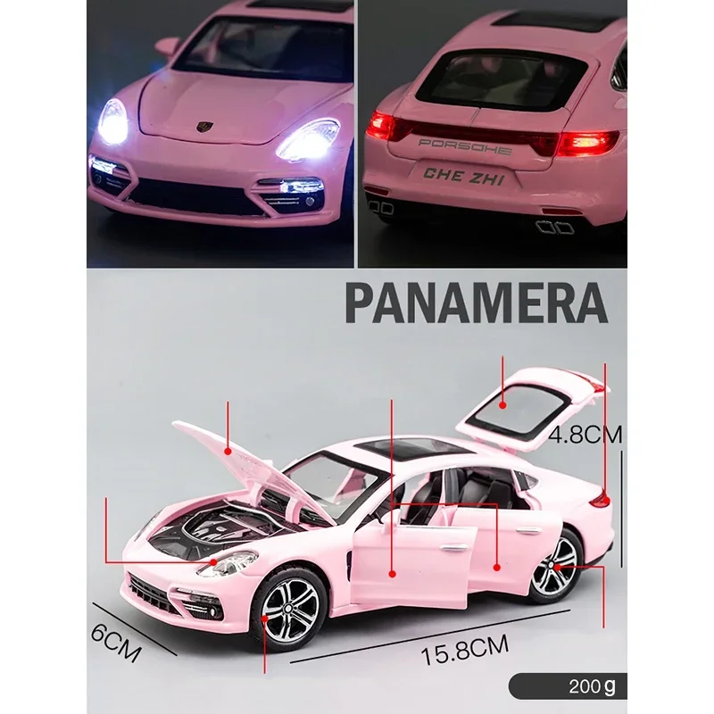 1:32 Porsche Panamera Handmade Metal Simulation Car Model For Model Car Simulation Vehicle Children's Boy Toy Car