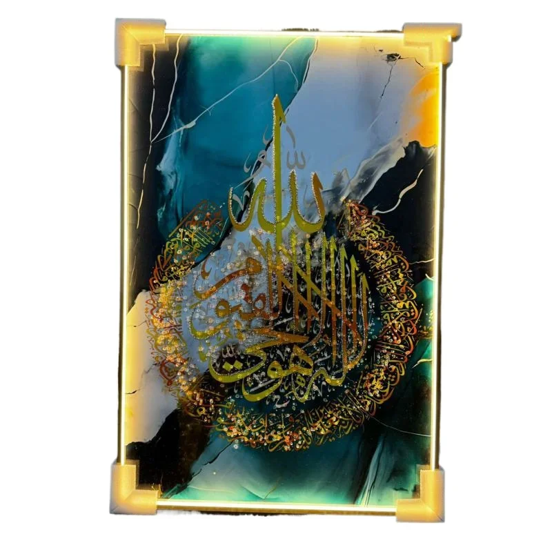 

Living Room Decorative Gold Marble Light Emitting Diode Diamond Wall Art Canvas Printmaking Poster Nordic Painting Modern