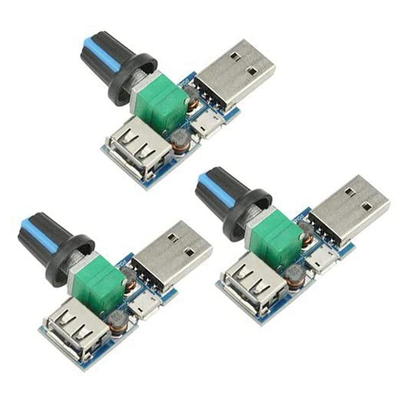 

USB-вентилятор, 3 шт., 5 Вт, с USB-портом