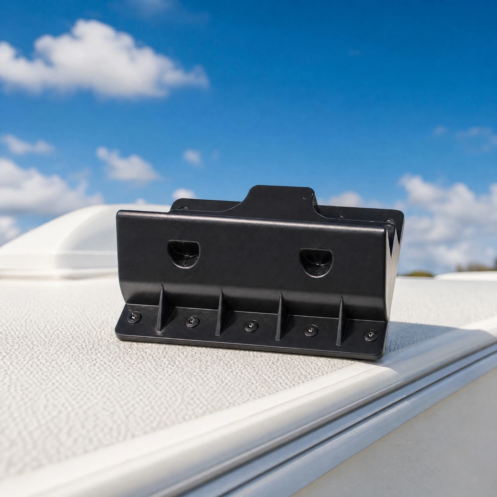 RV Solar Mounting Base Easy to Install 90-Degree Solar Panel Mounting Base ABS Corner Bracket Kit Waterproof Slim