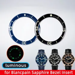 42.7mm Sapphire Bezel Insert For Blancpain 5000 5015 Mens Replace Accessories Watch Face Watch Bezel Inserts