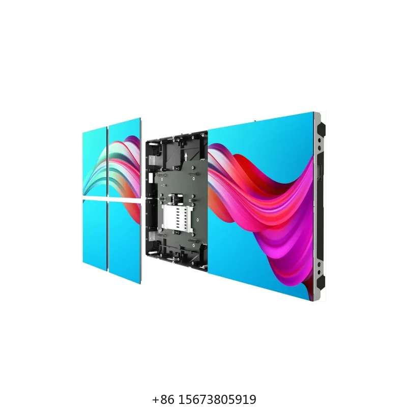P0.9 P1.2 P1.5 P1.6 P1.8 Front Maintenance Indoor Fixed Led Screen Cob Magnetic Microled Tv Display Screen