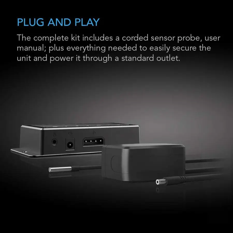 AIRBLAZE T12، طقم مروحة منفاخ الموقد العالمي 12 مع وحدة تحكم في درجة الحرارة والسرعة، متوافق مع Lennox، Hearth Glo، M