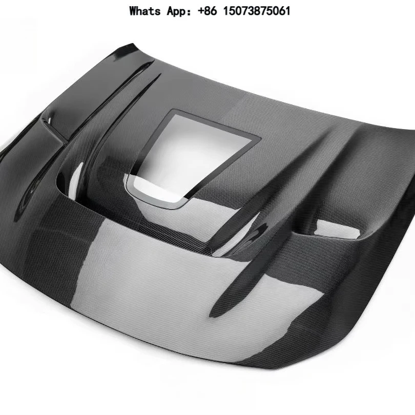 Carbon Fiber N Style Engine Hood M2 G87 Black Non-Destructive Lightweight Durable Dry Carbon Body Kit Aftermarket Racing Upgrade