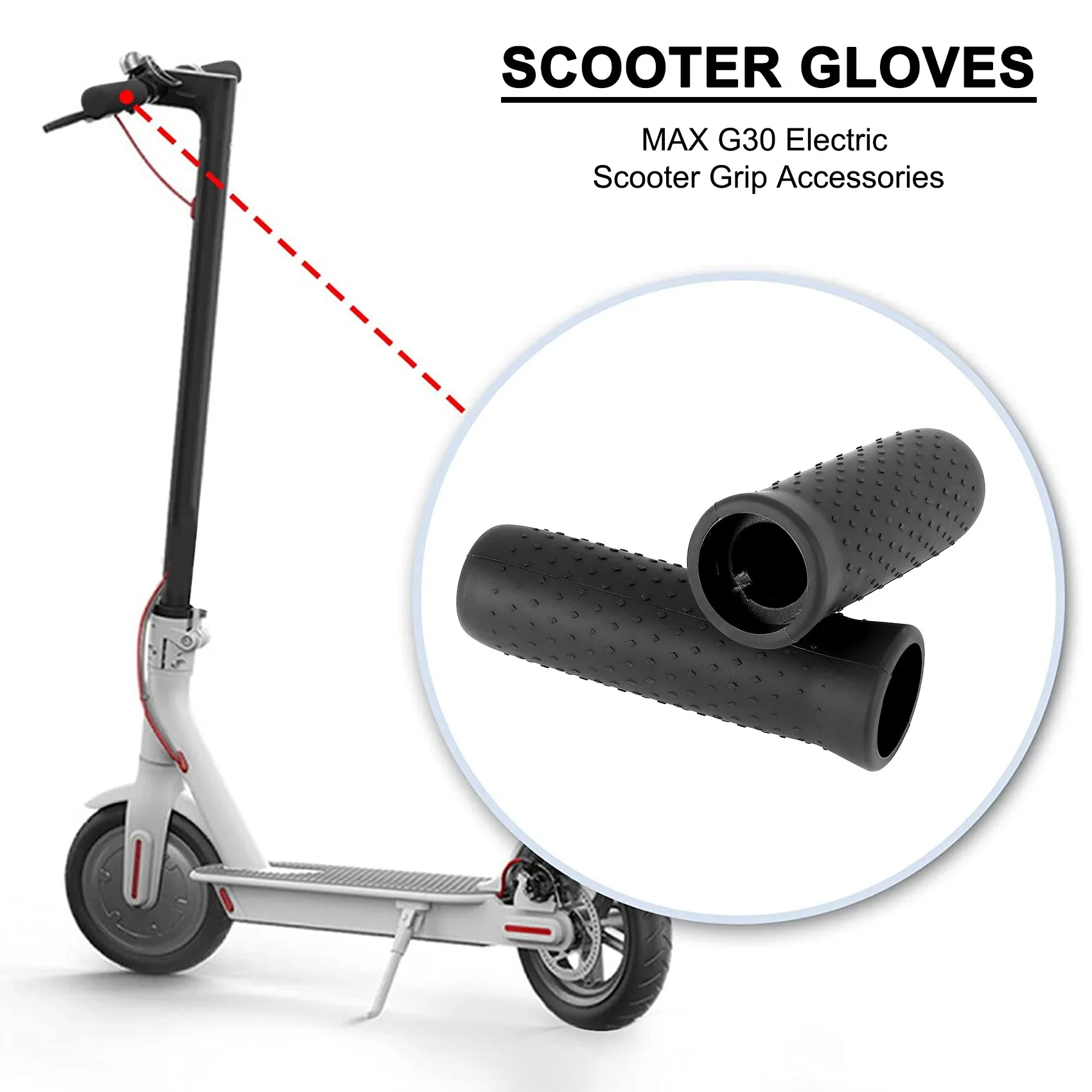 

Ручки-грипсы ABXZ для электросамоката Ninebot MAX G30, складного самоката и скейтборда, аксессуары для руля