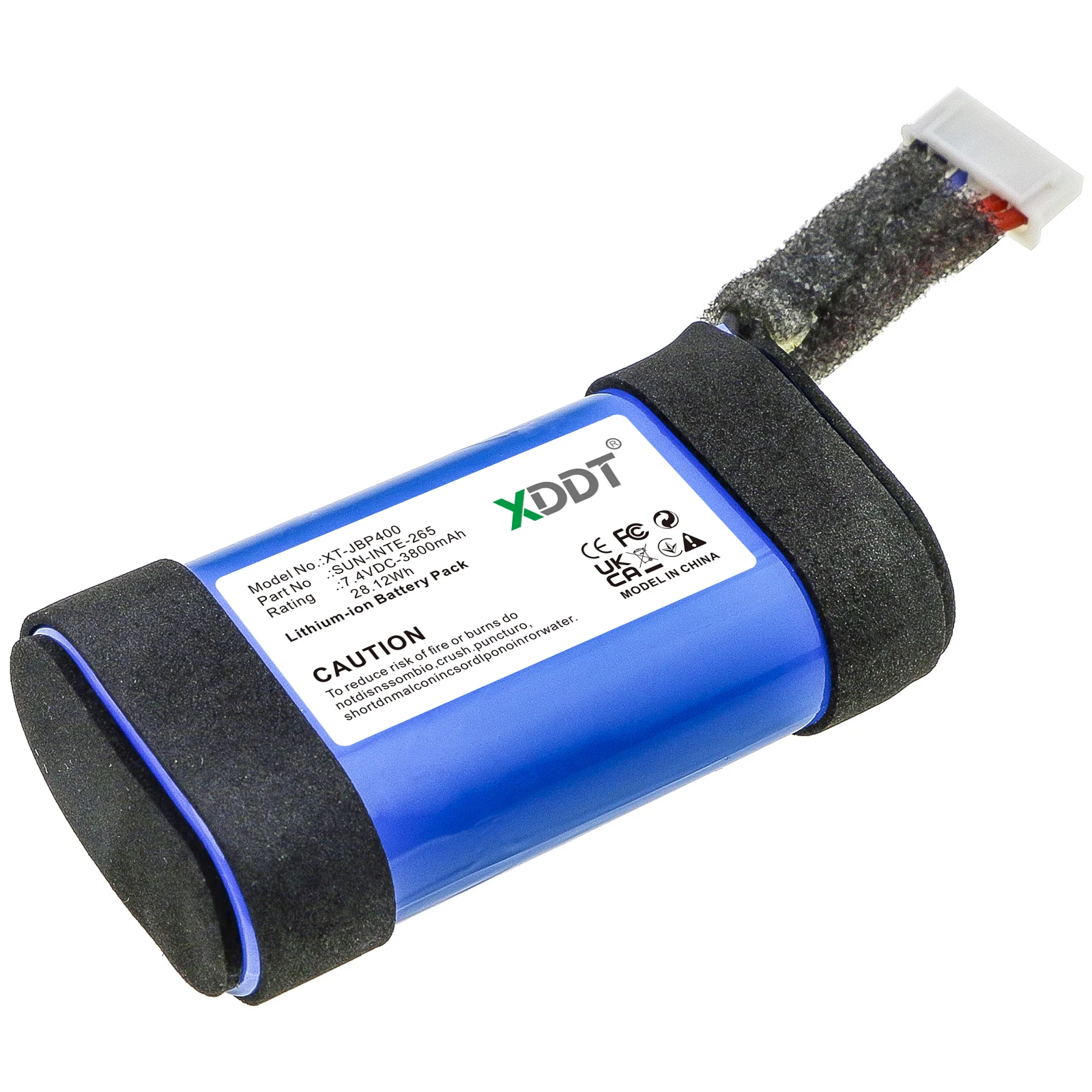 XDDT 7.2V 3800mAh SUN-INTE-265 Replacement Battery For JBL PartyBox On The Go OTG Bluetooth Wireless Speaker