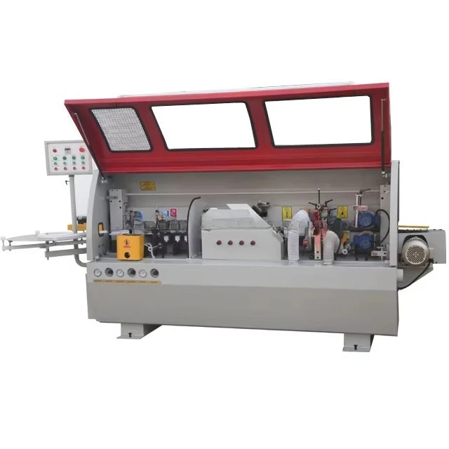 Hongqiang High Quality 3 Functions with Fine Trimming Semi Automatic Edge Banding Machine for MDF