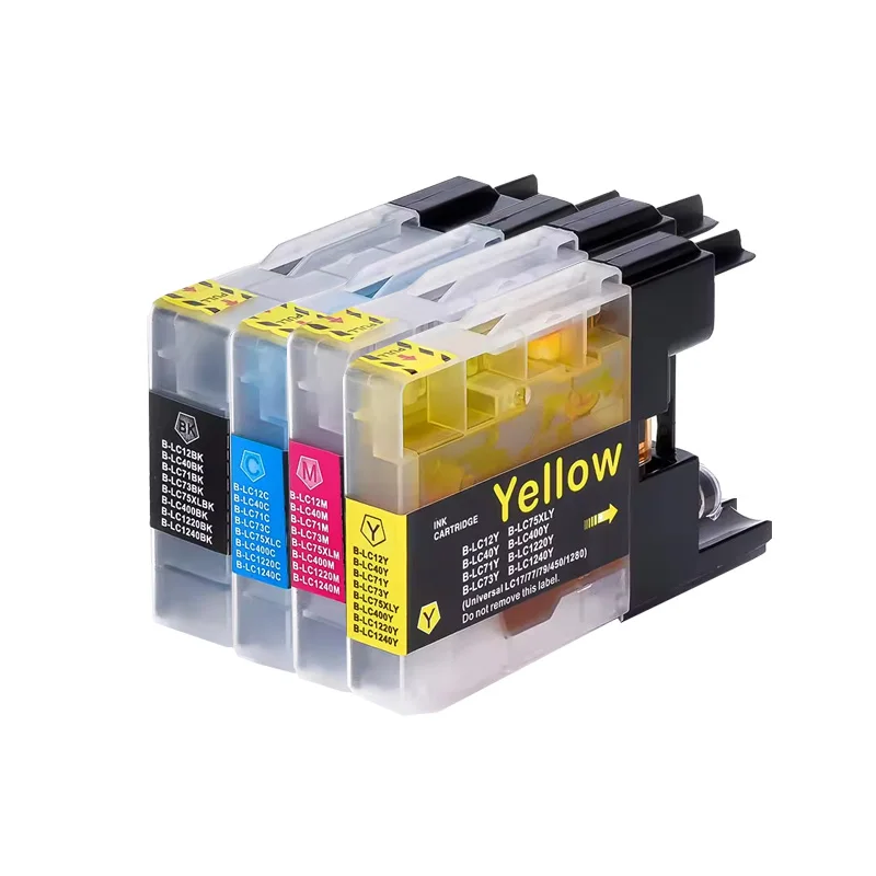 LC1240 LC12 LC1280 LC73 LC75 Compatible Ink Cartridge for Brother MFC J430W J825DW J5910DW J625DW J6510DW J6710DW J6910DW 6710DW