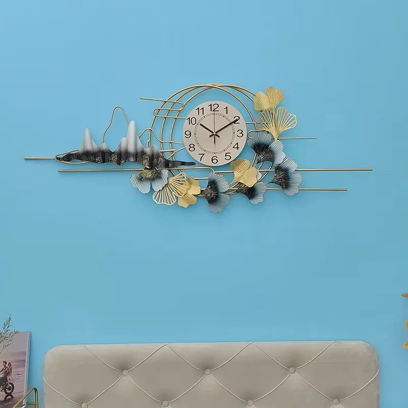 Seconds Office Unique Wall Clock Silent Mechanism Art Luxury Wall Clock Cozy Aesthetic Retro Reloj Pared Home Decor Items