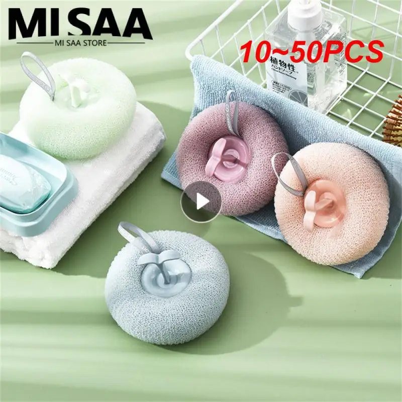 10~50PCS Blue Bath Towel Multi-color Optional Houseware Spa Bath Ball Dense Mesh Toiletries Purple Massage Bath Ball