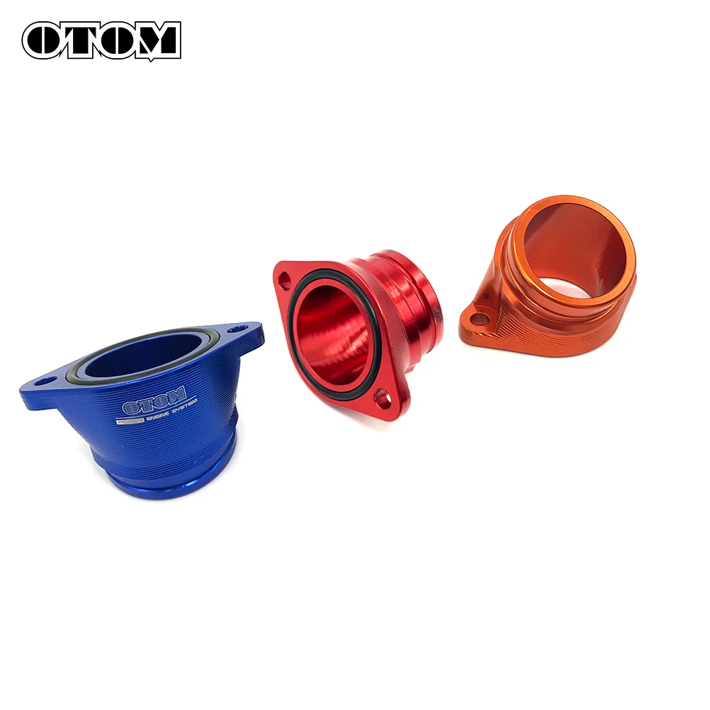 OTOM Multicolor Motorcycle Intake Manifold Pipe Carburetor Adapter 34mm CNC Aluminum Inlet Tube O-Ring For ZONGSHEN NC250 Parts