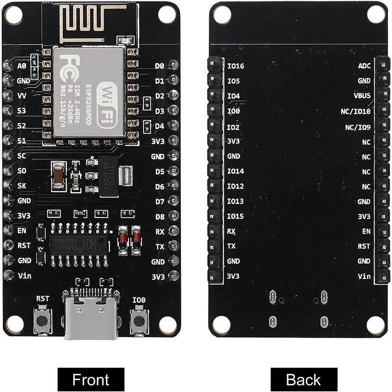 esp8266-nodemcu-lua-ch340-esp-12e-wifiインターネット開発ボード、arduino用type-c-usb接続対応4mフラッシュ搭載ワイヤレスモジュール
