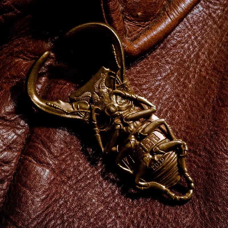 Vintage Creative Brass Beetle Bottle Opener Beer Opener Stag Beetle Ornament Handicraft