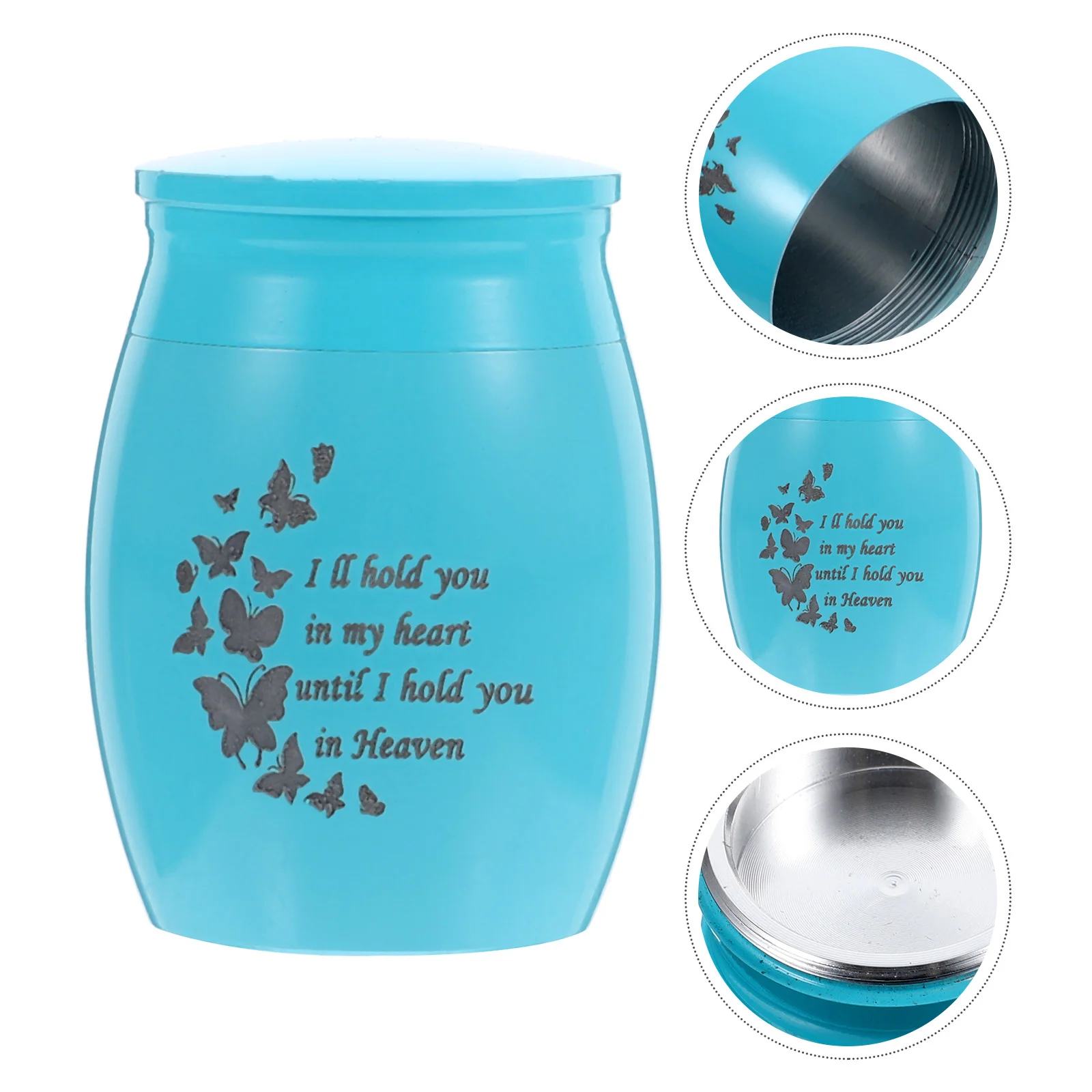 Pet Urn Urns for Ashes Keepsake Human Commemorate Small Stainless Steel Mini Office