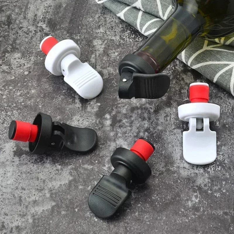 

Wine Bottle Stopper Bar Hand Press Sealing Champagne Beers Cap Beers Cork Plug Seal Lids Vacuum Fresh-keeping Wine Bottle Plug