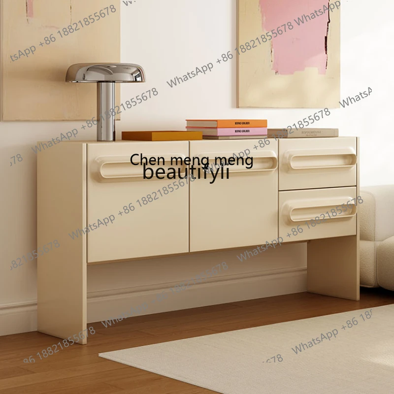 

Dopamine cream style meal side, modern, porch decoration, Nordic living room wall locker