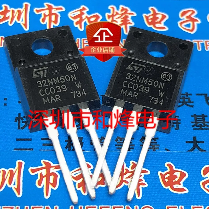 Free shipping    32NM50N STF32NM50N  TO-220F 500V 22A      20PCS