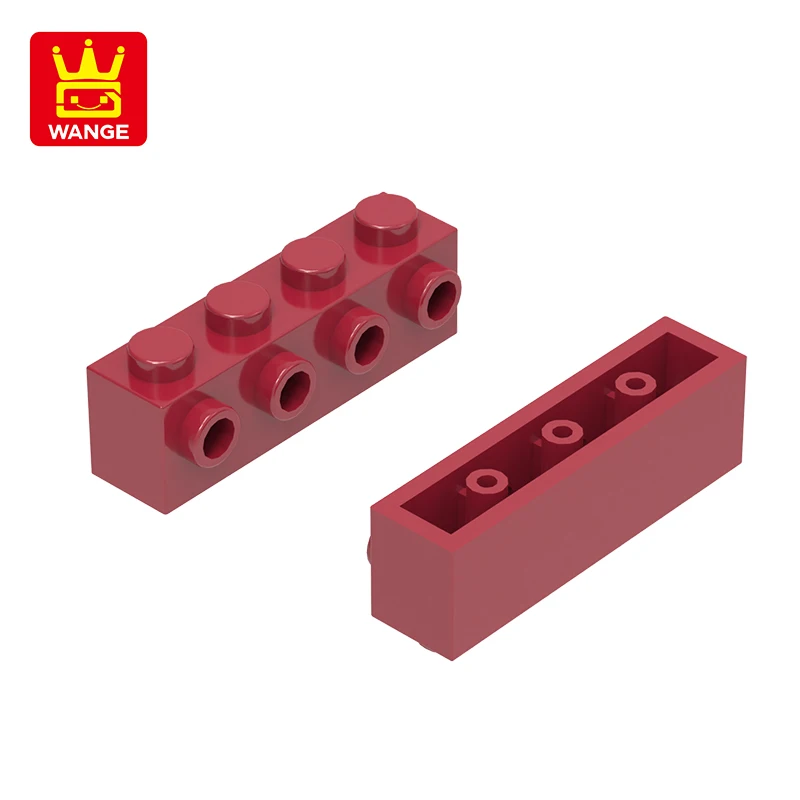 وانج 30414 100 جرام/63 قطعة معدلة 1x4 مع ترصيع على كتلة جانبية Moc ملحقات الإبداع مع مجموعة ألعاب الأطفال ذاتية الصنع من الطوب