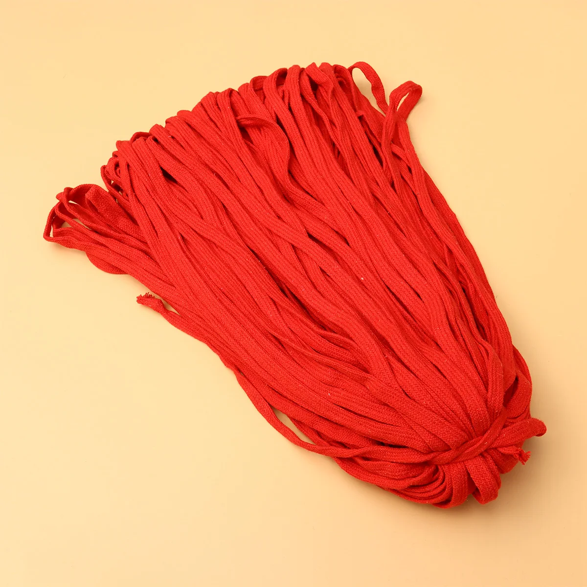 

Cotton Rope 85M Length 10mm Width Braided Material Costume Waist Shoelace Bag Straps Non Fading Durable Hollow Lightweight