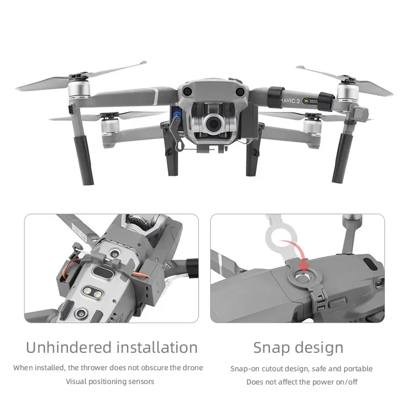 

Remote Control Airdrop Servo Kit Parabolic with Landing Gear for DJI Mavic 2 Zoom / Mavic 2 Pro Drone Accessories