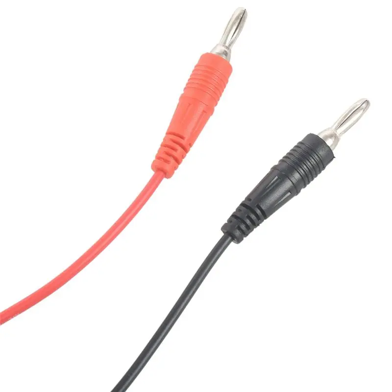 DT39 1M Long Alligator Clip to Banana Plug Test Cable 3 Pair Red Black for Multimeter