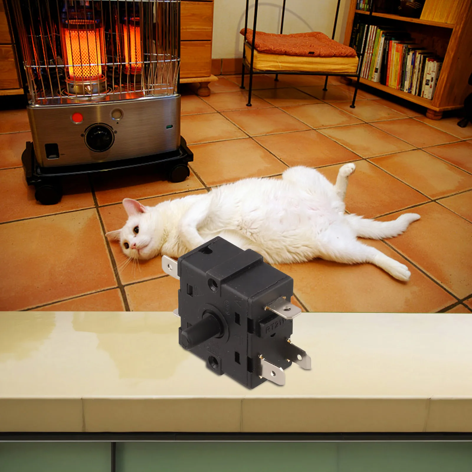 5-pin Switch Gear Adjustment Switch For Heaters Relay Smart Remote Control Contact Type 3NC 1NO Timer Accessory