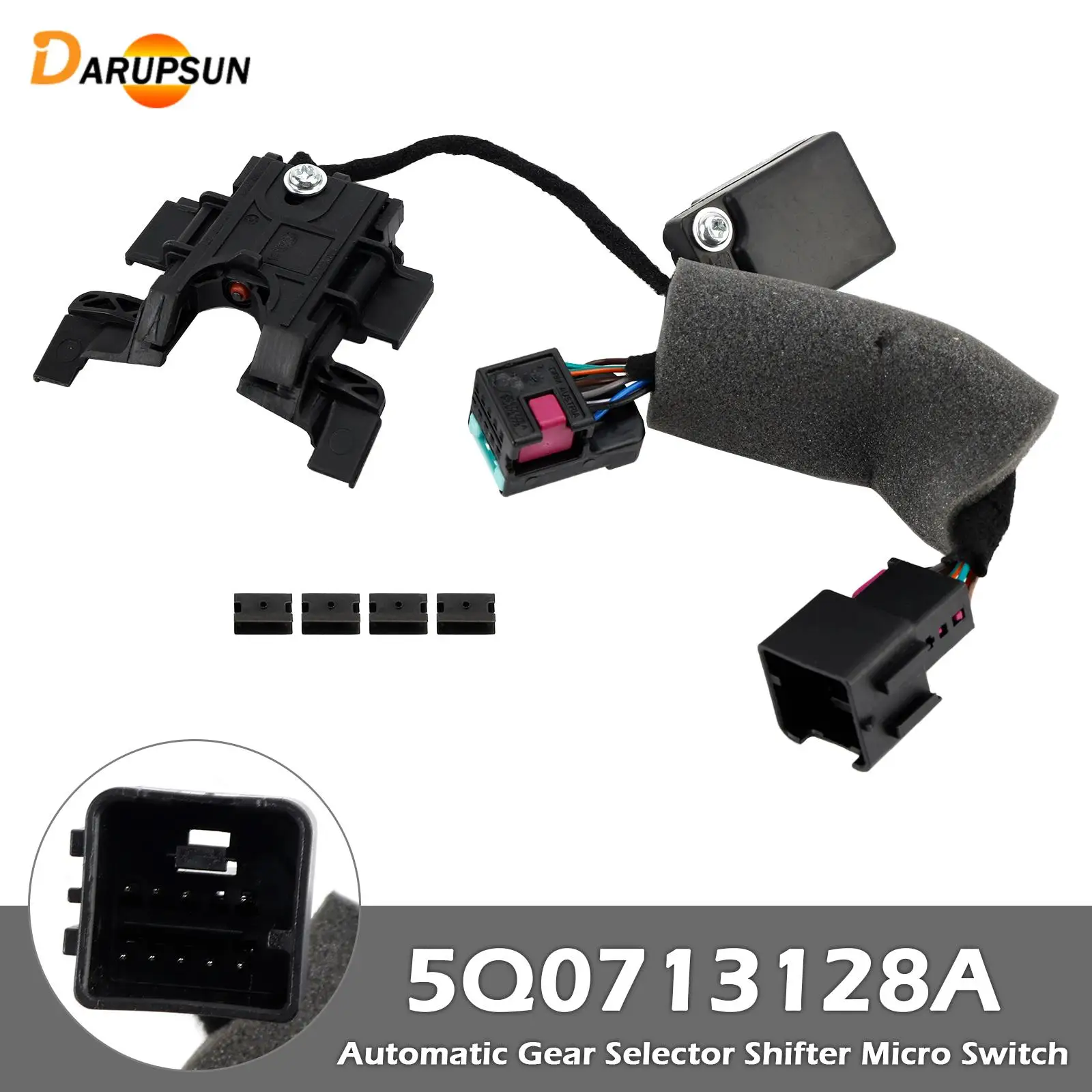 

Darupsun Automatic Gear Selector Shifter Micro Switch 5Q0713128A for VW Golf Skoda