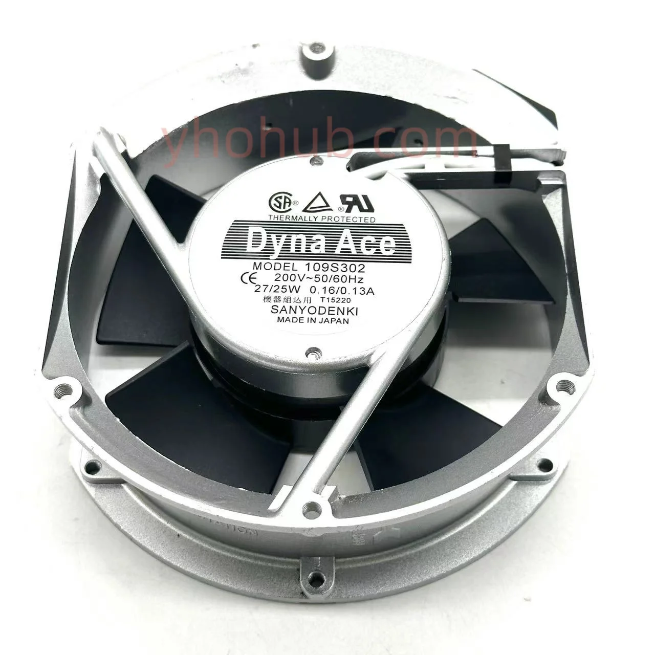 

SANYO DENKI 109S302 AC 200V 27W/25W 170x150x51mm AC Fans Server Cooling Fan