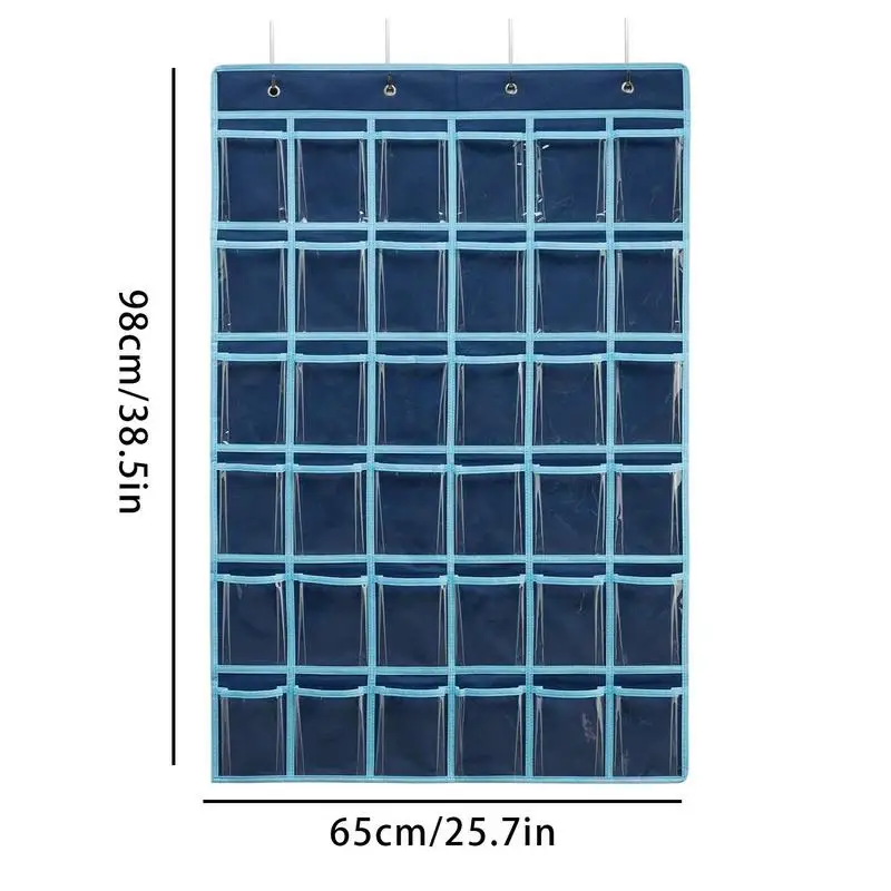 Tableau de poche pour salle d'irritation, support de calculatrice, évaluation de téléphone portable, stockage, 36 poches