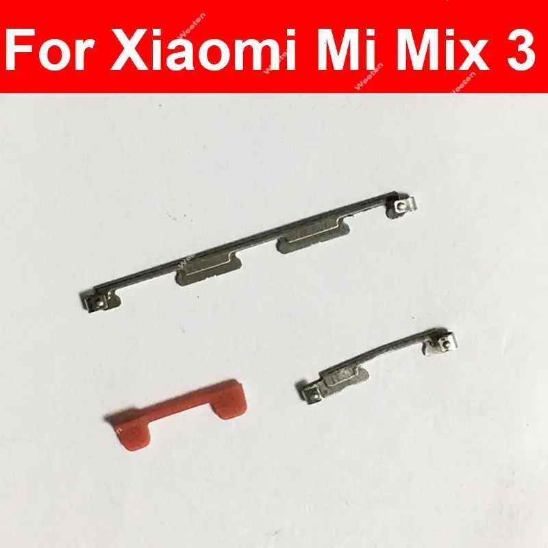 Power Volume Buckle Button Bracket For Xiaomi Mi Mix 2 Mix2S Mix3 Power Volume External Clip Side Key Bolt Bracket Parts