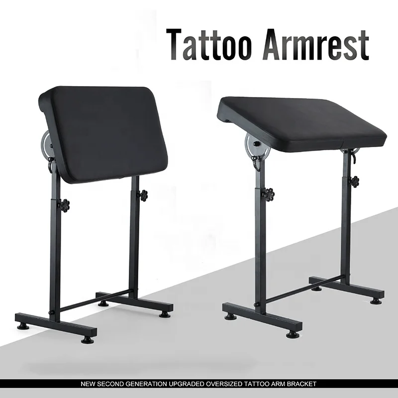 Professional Fully Adjustable Iron Arm Leg Rest Stand Anti-Hand Numb Panel Big  Tattoo Armrest Permanent Makeup Accessories
