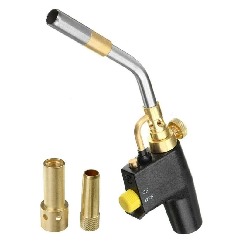 MAPP Propane Gas Welding Torches Blow Torch Welding Soldering Brazing Gas Plumbing Tool Barbecue Cooking DIY Gas Burner TS8000