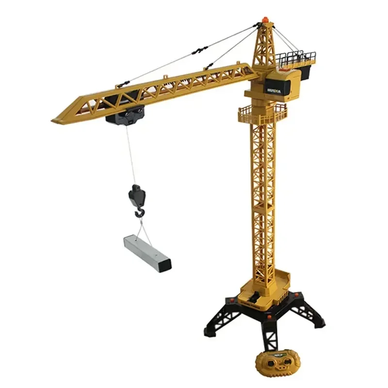 Huina 1585 Remote Control Alloy Lifting Crane Children'S Outdoor Electric Remote Control Engineering Car 1:14 Model Tower Crane