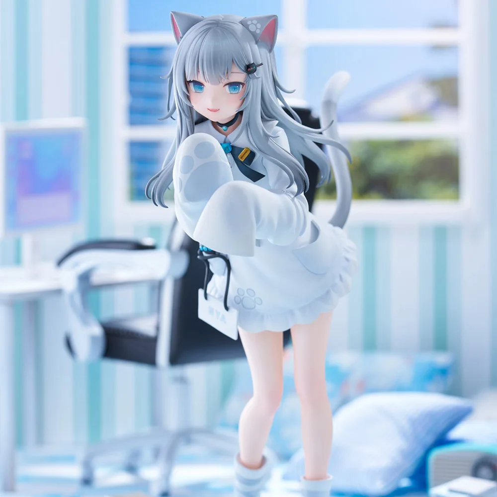 

【Hot Sale】FuRyu 1/7 Hennyano Anime Action Figure PVC Model - Nachoneko Channel Collectible Doll Gift Toys for Adults