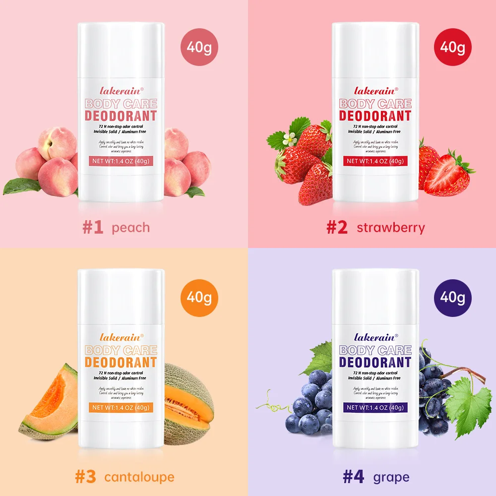 

Дезодорант для тела Privated Label Органический персик, клубника, кананталупа, дезодорант со вкусом винограда для женщин