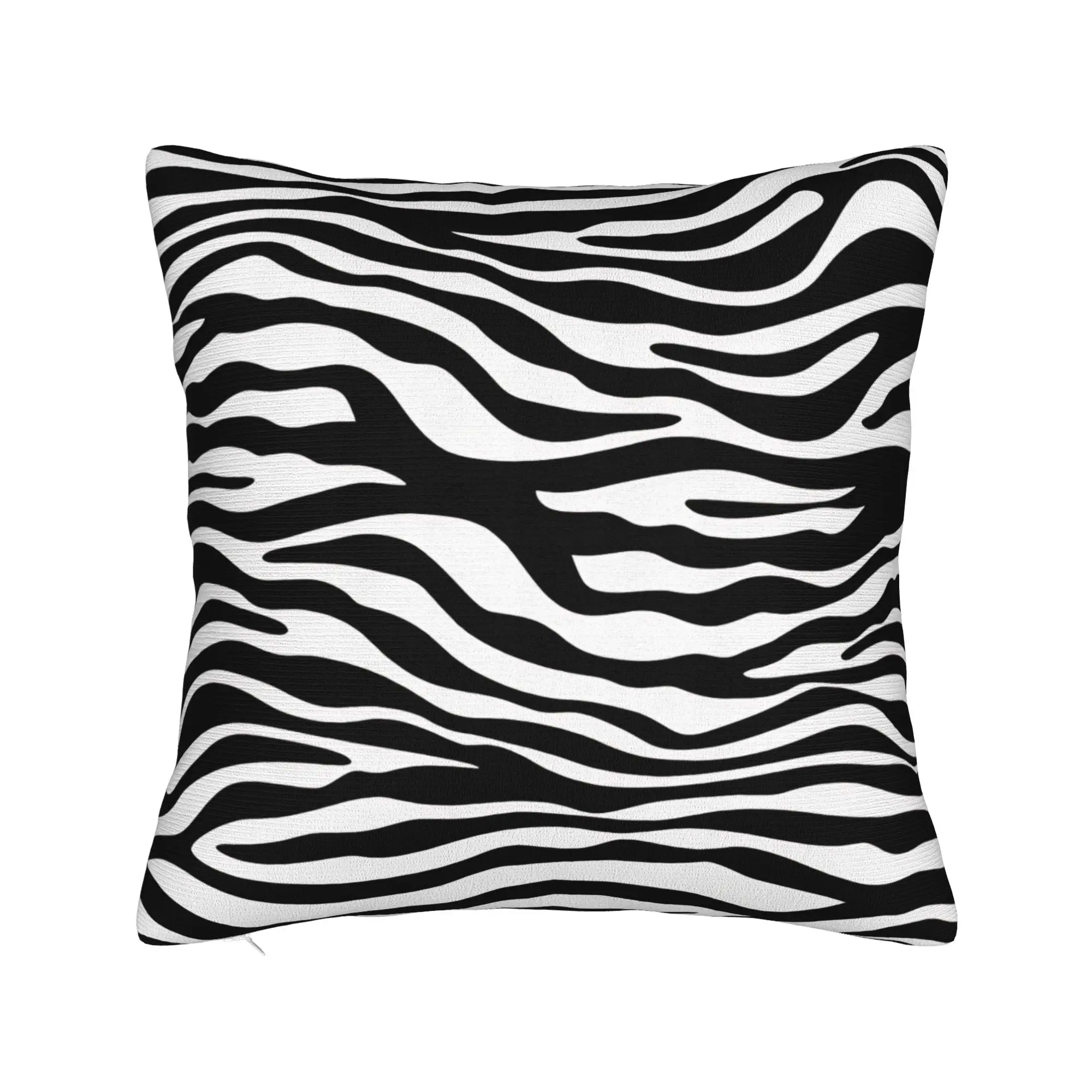 Black White Zebra Stripe Pillow Case  Novelty Pillow Cover Soft Pillowcases For Sofa Couch Bed Living Room