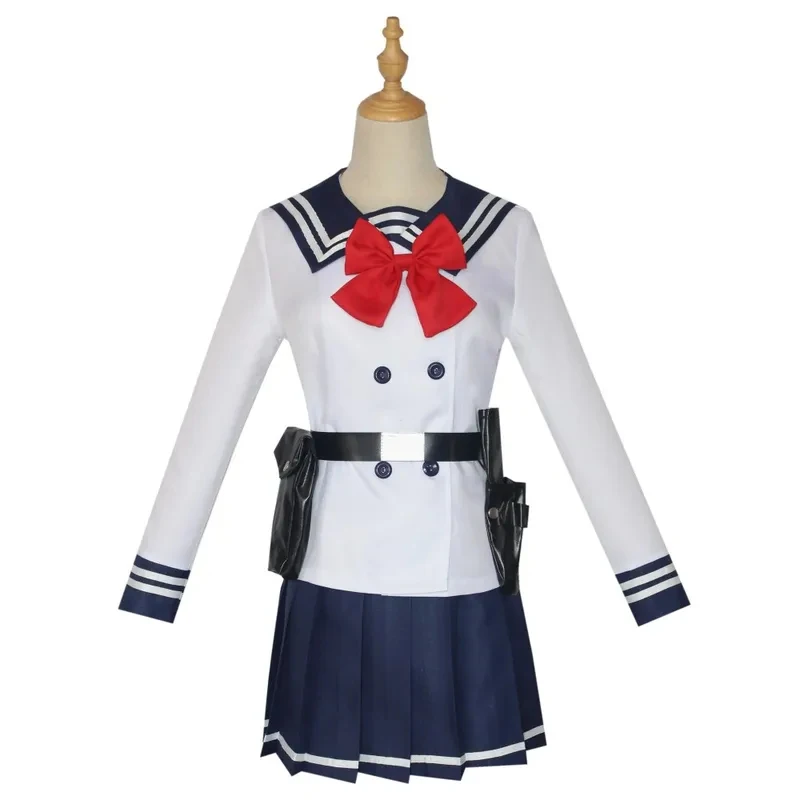 

♬2026❤Anime High Rise Invasion Cosplay Costume Wigs Tenkuu Shinpan Yuri Honjo Wig Women Sailor Suit JK School Uniform❤