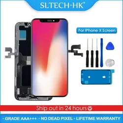 AAA+++ LCD For iPhone X XR XS 11 12 13 14 Pro Max Incell Display With Touch Assembly For iPhone 6 6S 7 8 Plus Screen Replacement