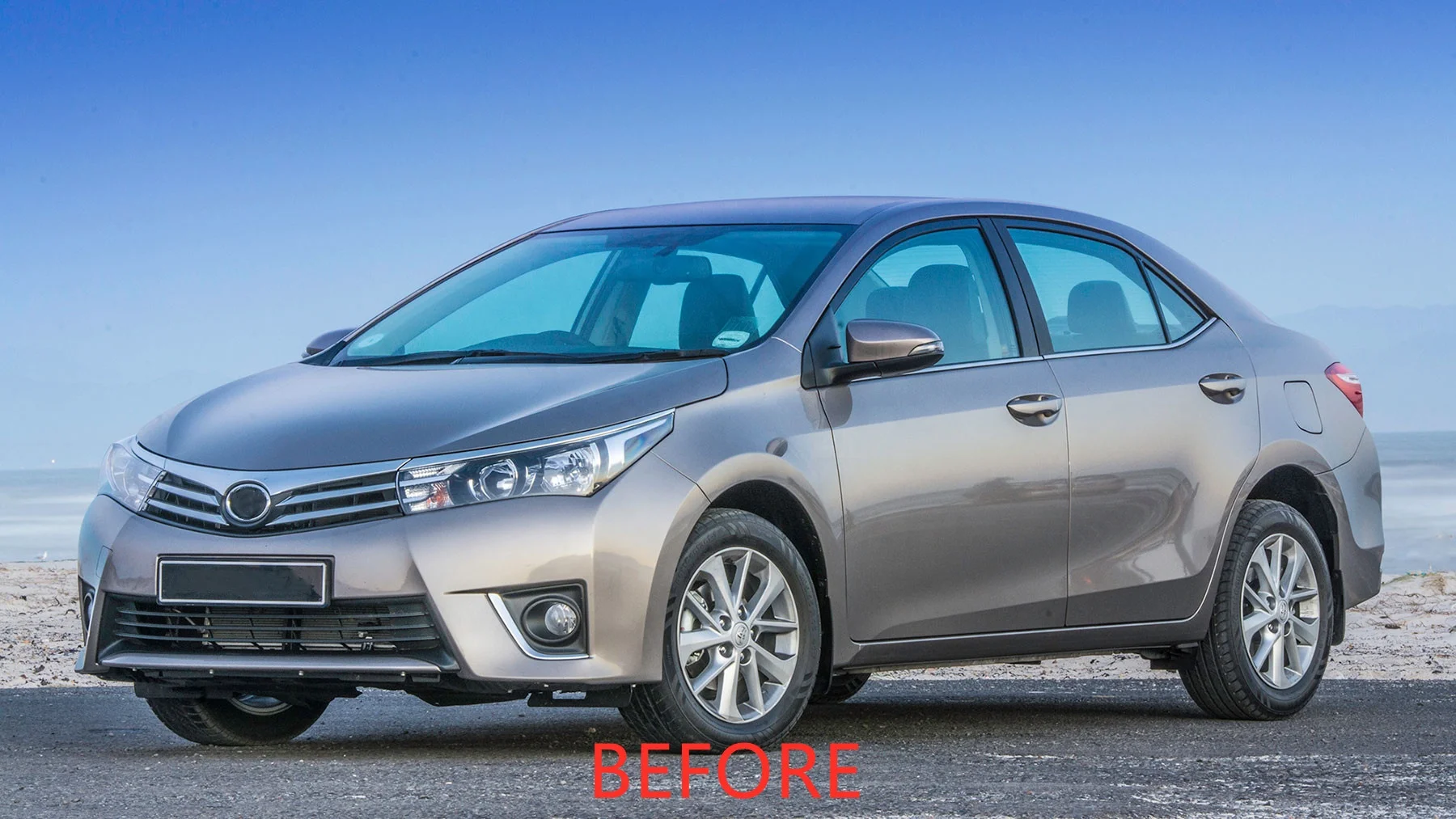 Kit de corpo de acessórios para carro MAICTOP para corolla 2014-2016 Atualização para 2017-2021