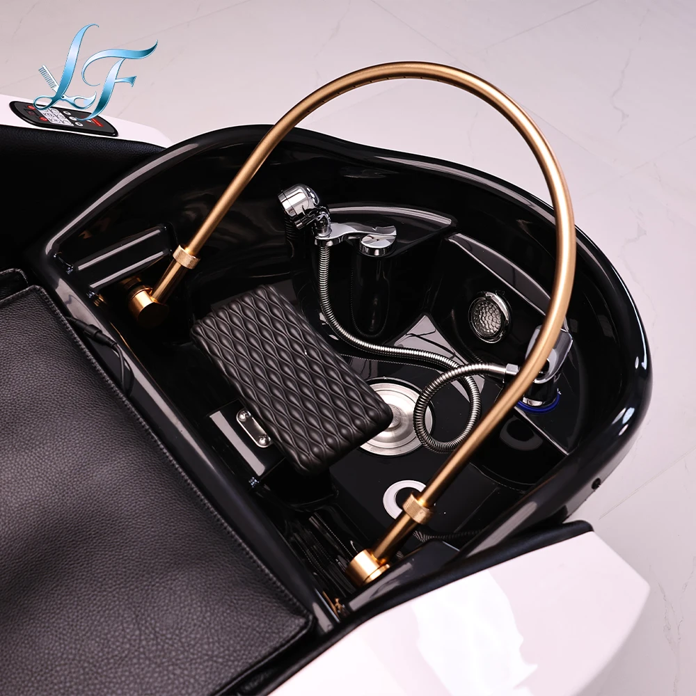 Salon Furniture Japanese Head Spa Massage Bed Head Massage Salon Shampoo Bed with Hydrotherapy Device 4