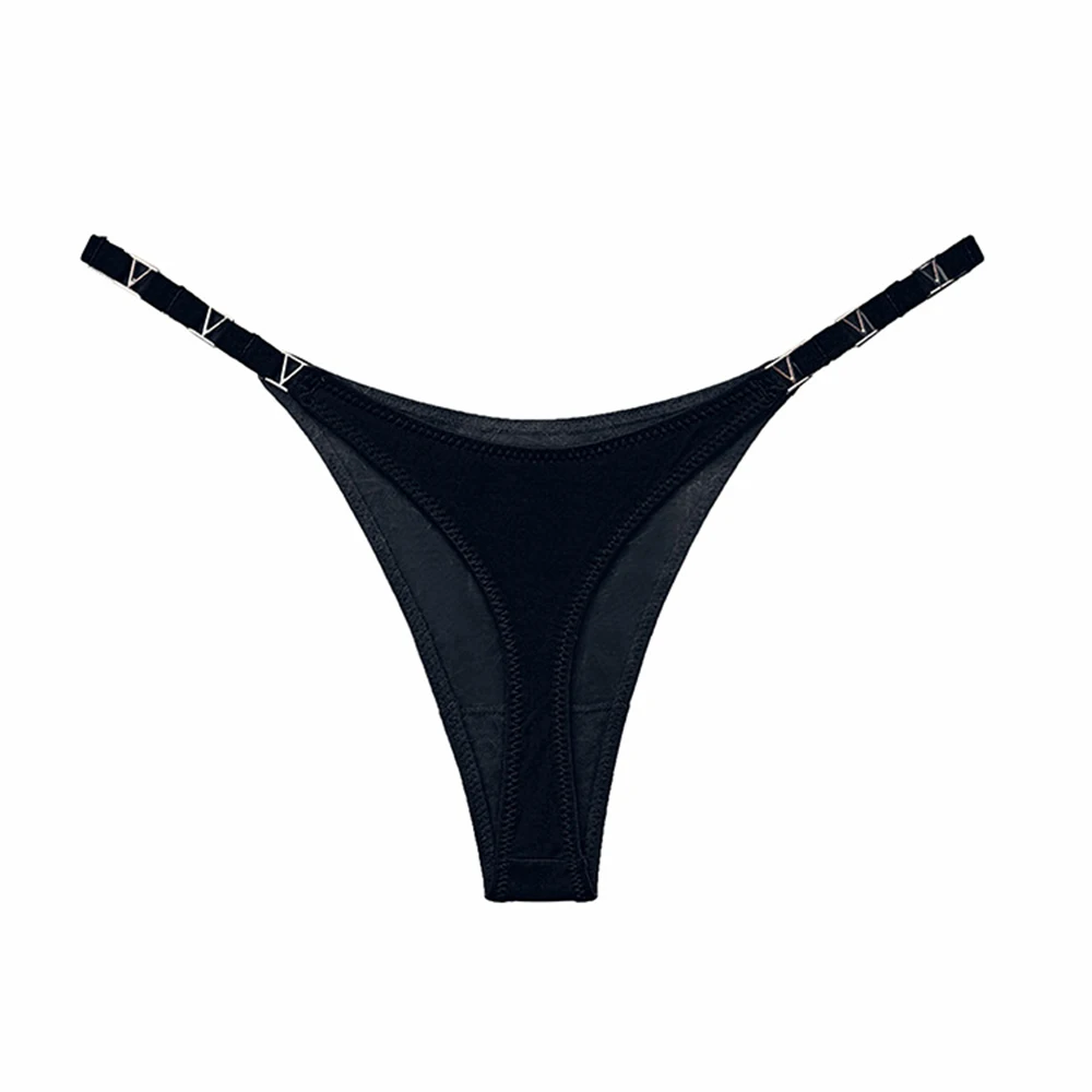 Damen Sexy High Cut Gstring Tangas Tback Unterwäsche Höschen, atmungsaktive Dessous Nachtwäsche, M XL Größen, Nylongewebe